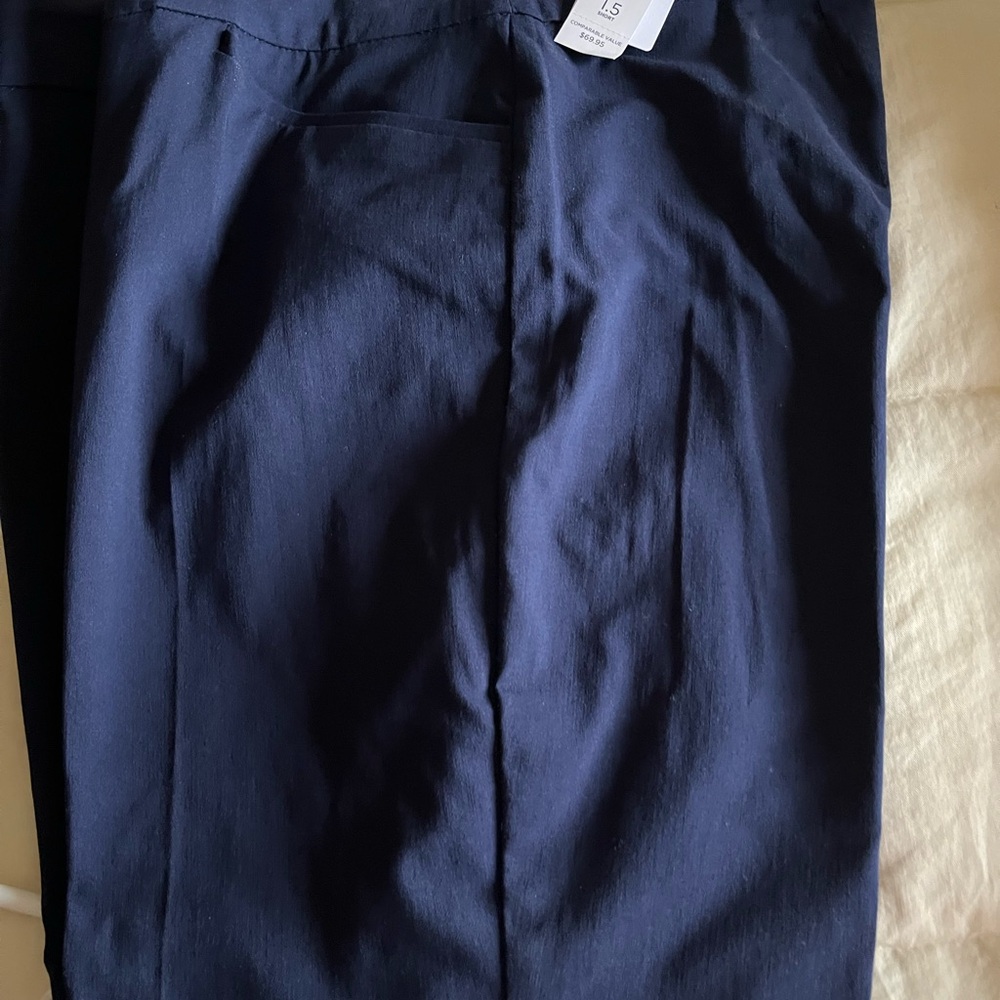 Navy Chicos Perfect Stretch Josie slim pants